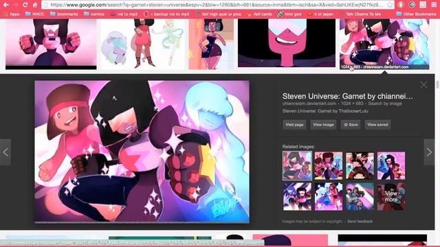 steven universe garnet speedpaint