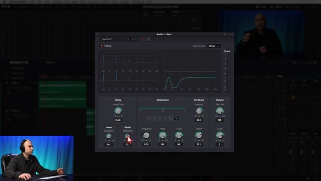 Chorus Audio Effect in DaVinci Resolve 17   Audio Effects Series