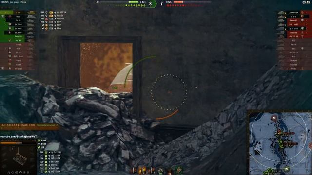Мир танков. WOT. Бой на E 100. Взял 7 фрагов и 12.1К урона