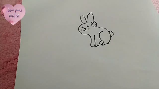 رسم ارنب كيوت | رسم سهل MJM | تعليم الرسم |How to draw a rabbit | رسم ارنب |رسم كيوت |رسم سهل