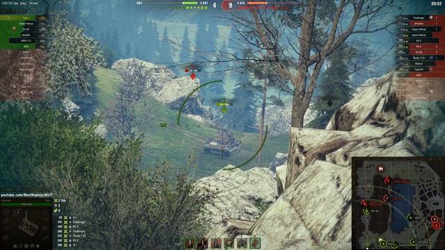 Мир танков. WOT. Бой на Tiger I. Взял 13 фрагов и 5.2К урона