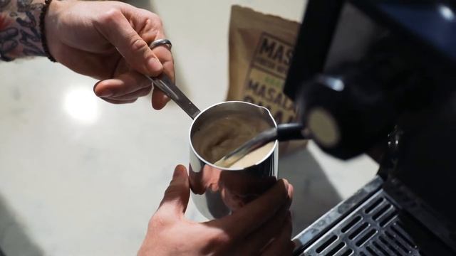 MASHD how to make fresh (sticky) chai latte