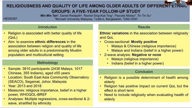 APACPH Conference   Oral Presentation   Tan MM  HED9 087