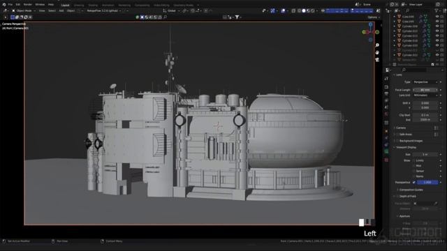 Design Futuristic Architecture Using Blender_3