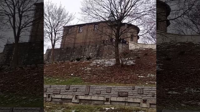 Зимние зарисовки нашего города Гродно,Каложская церковь, набережная Гродно с утками и рыбаками.