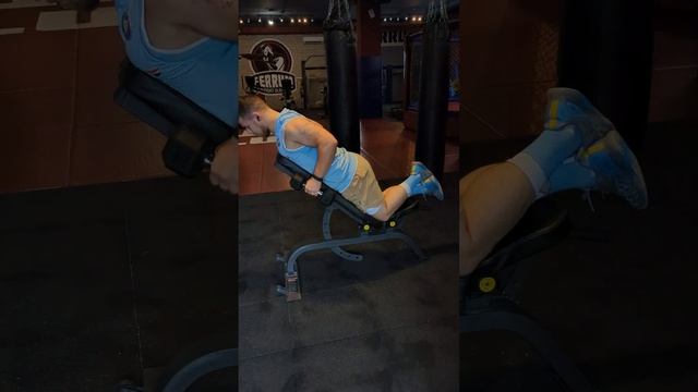 Тяга гантелей лежа на скамье 45° #спорт #fitness #crossfit #тяга #гантели