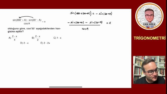 Yorum Katan Sorular |  ÖSYM Tarzı 3 Trigonometri Sorusu | 3.Video | Trigonometri #yks