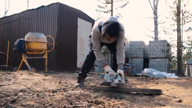 Устройство опалубки для монолитного перекрытия д. Перевалово