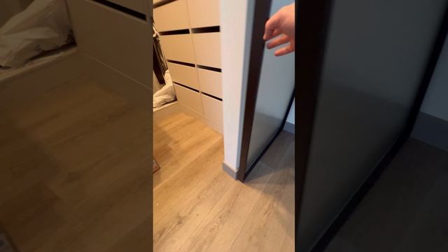 Раздвижная перегородка с Рифленым стеклом