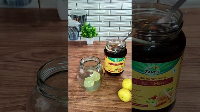 Ice tea | Honey & lemon | healthy video #thesahilfam #shorts #trending