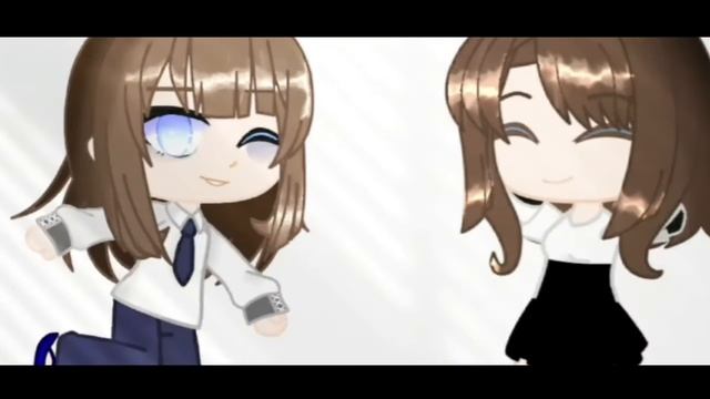 //me vs me sister//Meme//Gacha Club//Булочка с чаем//