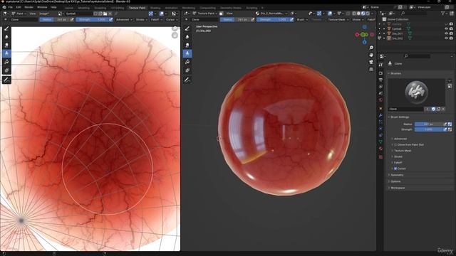 5 -Fixing the Eyeball and Exporting Textures