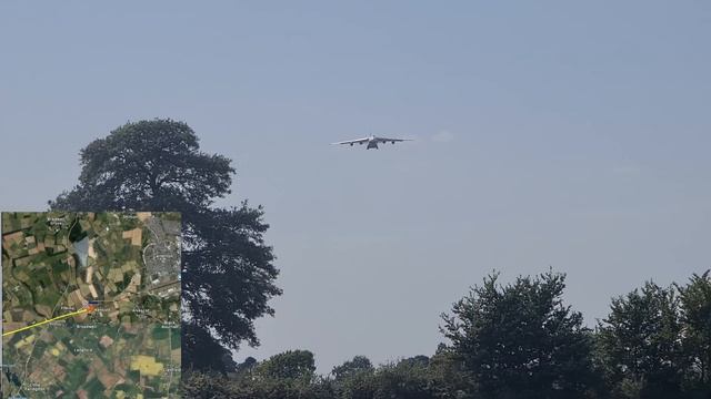 VERY RARE!! | Antonov AN-124 - Arrival into RAF Brize Norton RW07 - 08/08/20