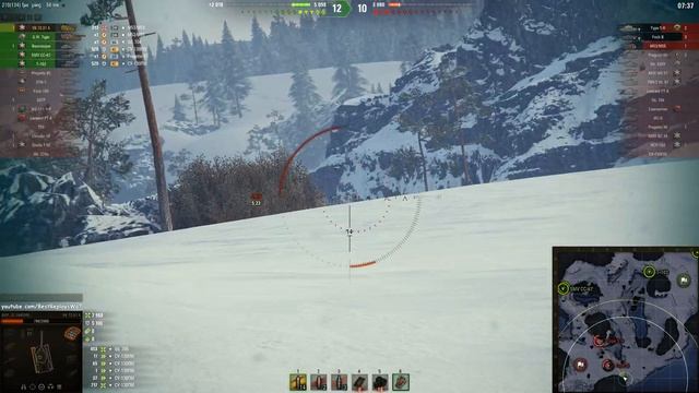 Мир танков. WOT. Уникальный бой на VK 72.01 (K) . Взял 10 фрагов и 10.2К урона