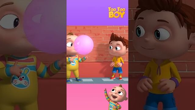 Bubble Gum Episode ｜ Animation Shorts For Children ｜ Cartoons For Kids ｜#youtubeshorts #tootooboy