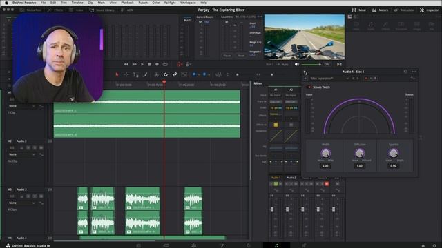 Editing REAL WORLD [MotoVlog] Audio Like A PRO In DaVinci Resolve 19!   [WALK-THROUGH]