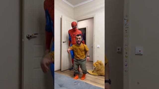 Scared Spider-Man #funny  #tiktok