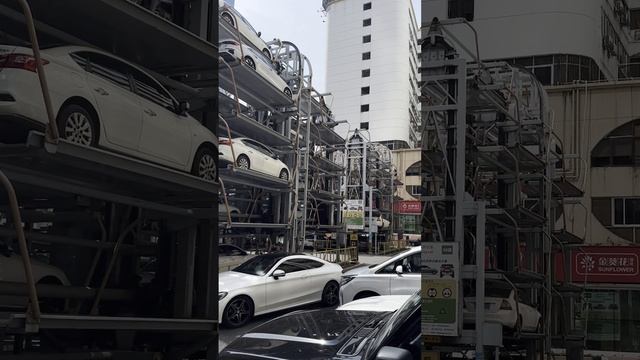 Автоматические парковки в Китае!