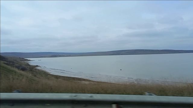 Керчь. Оз.Тобечикское, перемычка, грязевой вулкан 12.01.25