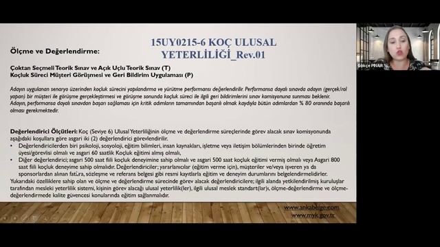 Mesleki Yeterlilik Sistemi_Koç (Seviye 6)