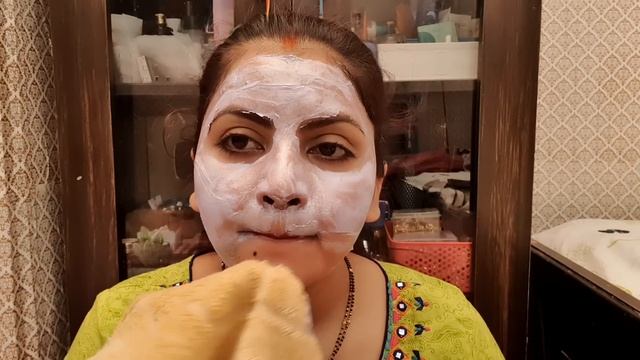 O3+ Blueberry D tan mask review & demo | anti tan skin brightening face pack | bridal skincare |RAR