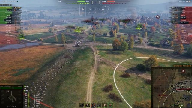 Мир танков. WOT. Бой на Leopard 1. Взял 7 фрагов и 10.8К урона