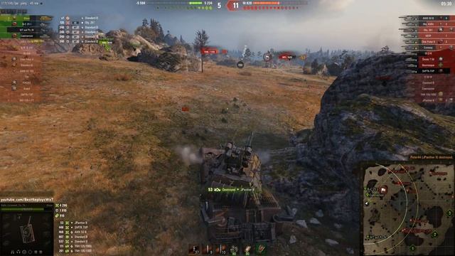 Мир танков. WOT. Уникальный бой на Maus. Взял 10 фрагов и 11.1К урона
