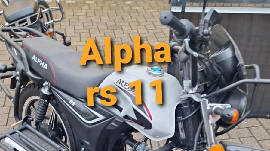 Небольшие косяки нового мопеда Alpha rs 11 #alpha