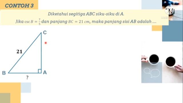 perbandingan trigonometri pada segitiga siku-siku