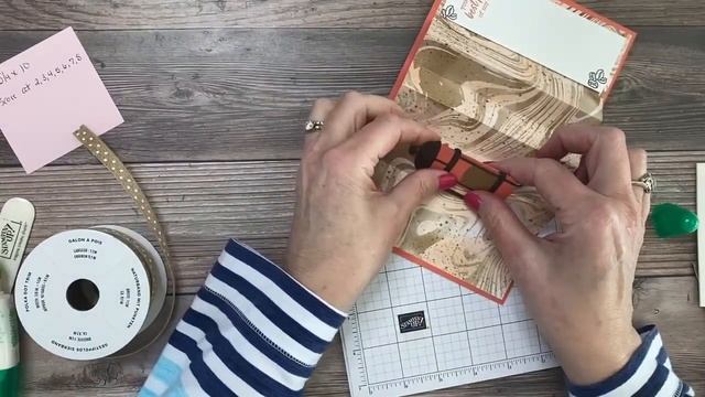 Video Tutorial!  Fun Folds with A Little Latte Collection from Stampin' Up! Laura Milligan