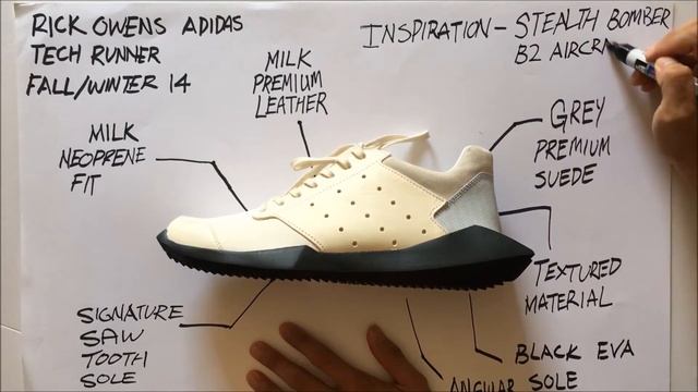 Rick Owens Adidas Tech Runner II AW14 Review