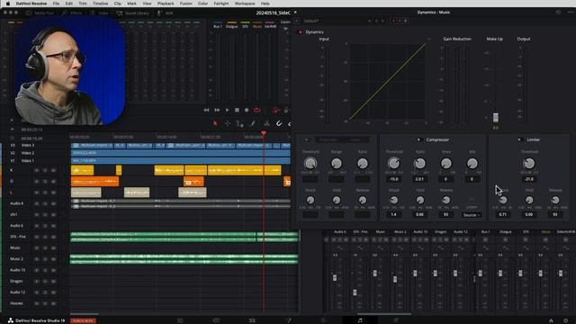 New SIDECHAIN in Davinci Resolve 19!  Better and more Versatile!