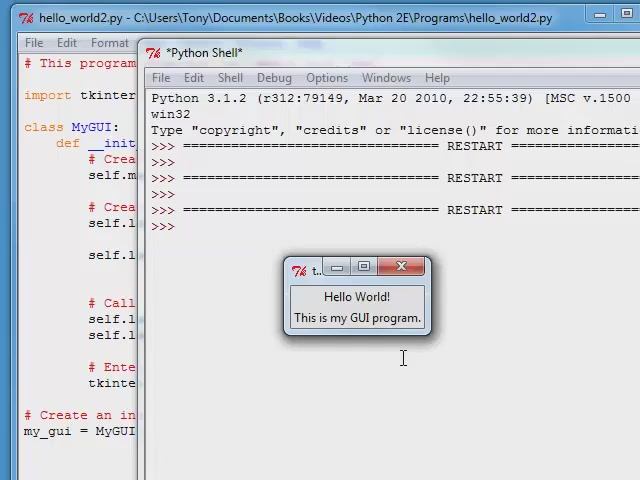 Глава 13. Создание простого приложения с GUI