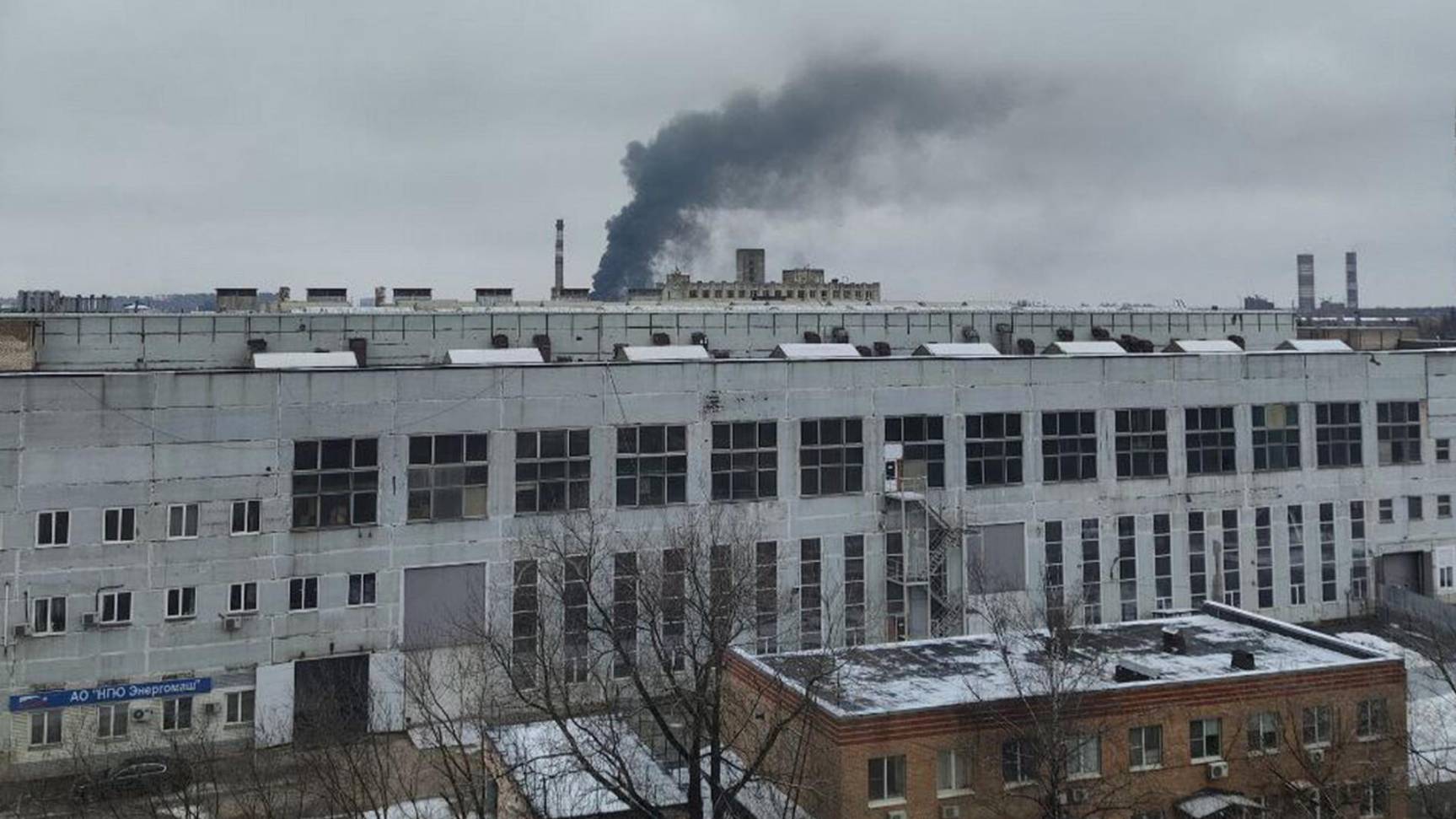 В Химках произошло крупное возгорание