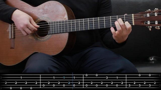 gravity falls guitar tab cover tutorial fingerstyle lesson