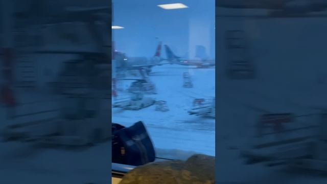 ❄️В Петербурге аэропорт Пулково закрыли из-за снегопада❄️