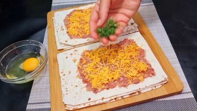 БЕРУ ОБЫЧНЫЙ ФАРШ И ЛАВАШ, а ПОЛУЧАЕТСЯ ТАКАЯ ВКУСНЯТИНА! ОЧЕНЬ ВКУСНЫЙ ОБЕД ИЛИ УЖИН!