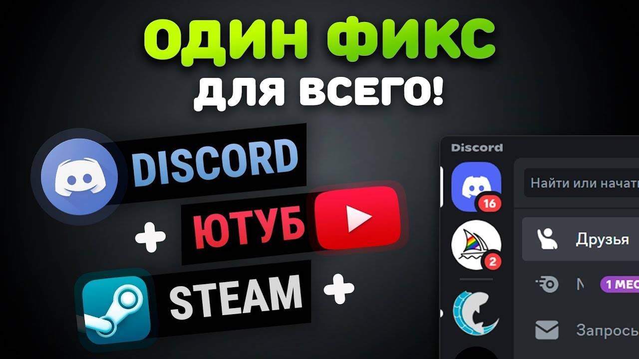Обход Всех блокировок РКН! Один фикс для всего! На телефоны и пк!