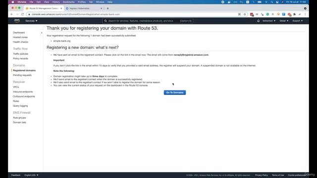 011 Register a domain & set up A-record using Route53