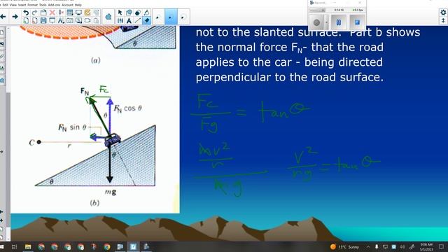 Physics 20 Unit 3 Lesson 2 Centripetal Force Part 2 Banked and Unbanked Curves