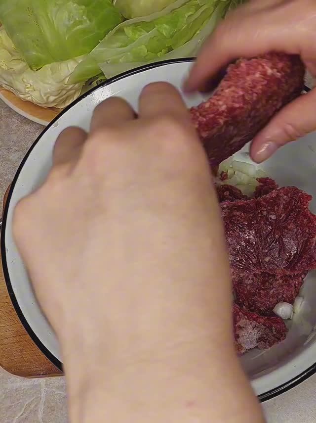 Готовим дулму (голубцы)