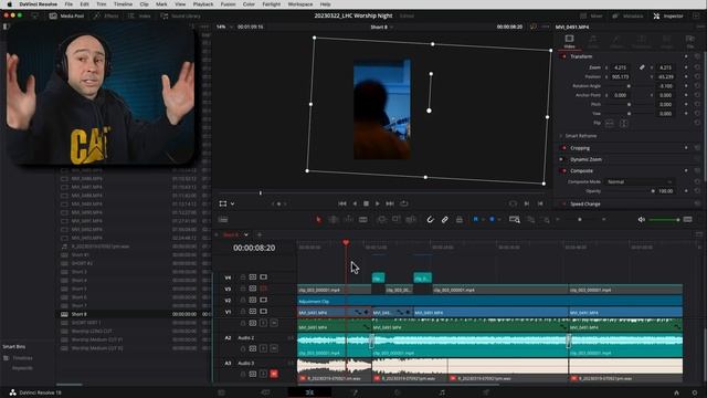 How I Make SHORTS (TikTok's) from Long Form Content in DAVINCI RESOLVE 18   Workflow, Tips & Tricks!