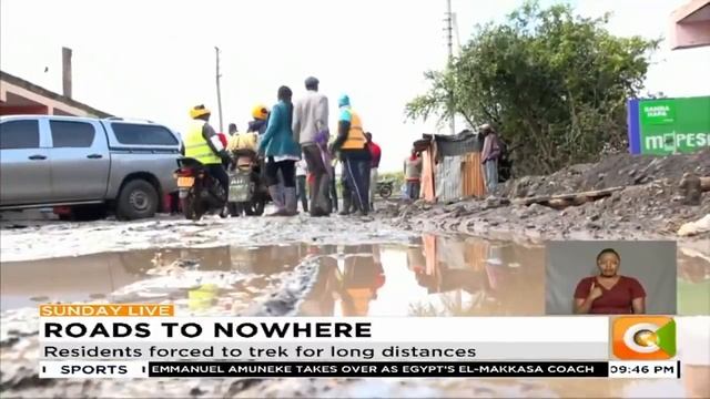 Roads remain impassable in Rongai, Kajiado County