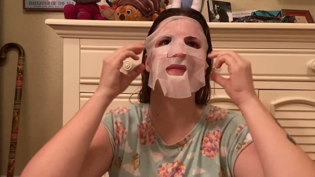 Matcha Latte Scented Face Mask from Walmart | Vlogentine's 2024