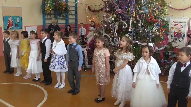 Новый год 2019. 2-й класс, Школа Башкортостан. New year 2019. 2nd grade of Bashkortostan school.