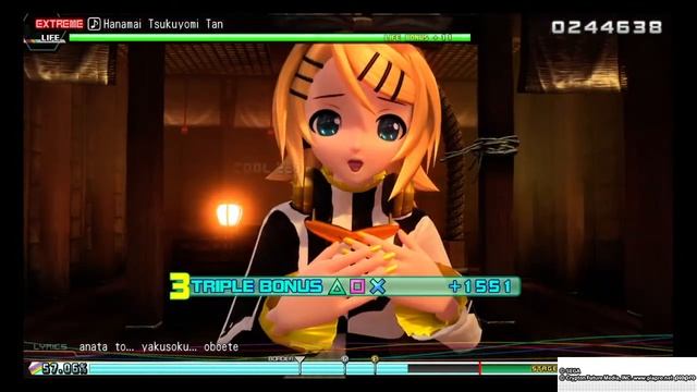 [Hatsune Miku: Project DIVA Future Tone] [Hanamai Tsukuyomi Tan] Extreme (Perfect )