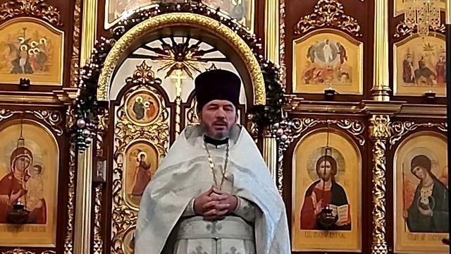 Воскресное богослужение. Правв. Иосифа Обручника, Давида царя и Иакова, брата Господня