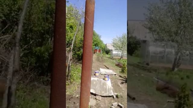 Монтаж забора из профнастила #монтаж #shorts #tiktok
