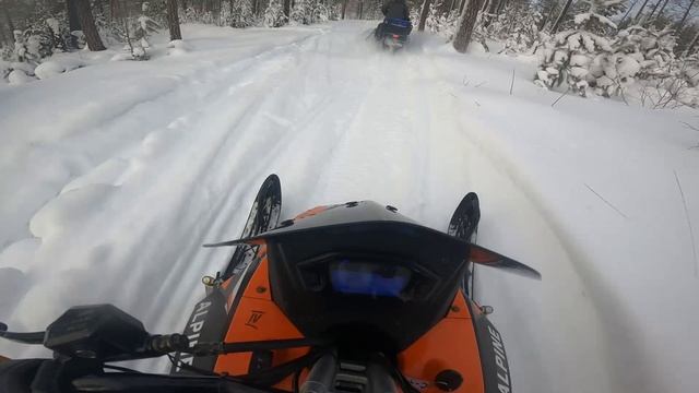 Классно погоняли на снегоходах🗻, Пикачухи в спячку не ложатся)))