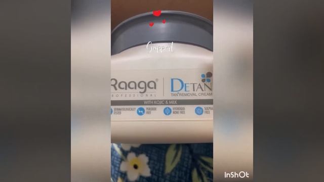 Raaga professional DETAN TAN REMOVAL CREAM INSTANT GLOW👌👌nice product 👌👌🤗🤗